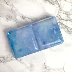 Watercolor Pattern FLAT BOTTOM Watercolor Pans Tin